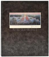 1991-es naptár, Gross Arnold grafikáival, jó állapotban, dedikált, 26,5x22,5 cm