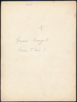1933 Gaál Margit (1913-1999) budapesti fotóművész hagyatékából, feliratozott vintage fotó (Vasárnapi...