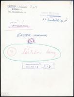 cca 1940 Osoha László (1899-1970) budapesti fotóművész hagyatékából pecséttel jelzett, vintage fotóm...