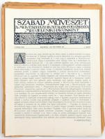1912 Szabad Művészet A Művészház folyóirata. Főszerk. Rózsa Miklós. I. évf. 1. és 2. sz. 1912. novem...