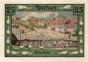 Német Birodalom/Weimari Köztársaság/ Ditfurt 1921. 10Pf + 25Pf + 50Pf + 75Pf 4klf db, teljes sor T:I