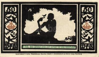 Német Birodalom/Weimari Köztársaság/ Quedlingburg 1921. 50Pf(6x) 6klf db, teljes sor T:I