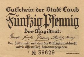 Német Birodalom/Weimari Köztársaság/Caub DN 10PF, 20Pf, 25Pf, 50Pf komplett sor T:I Összesen 4klf db...