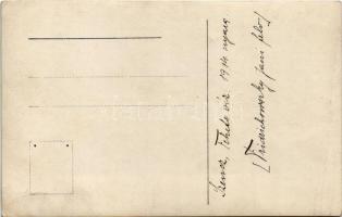 1914 Szenc, Szempcz, Senec; Fekete-víz / creek, river. Fridrichowszky Jani photo (EK)