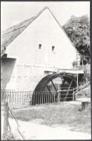 cca 1970 Örvényes, vízimalom, fotó, 30,5×19,5 cm