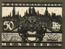 Német Birodalom/Weimari Köztársaság/Münster 1921. 50Pf (5x) mind klf, komplett sor T:I