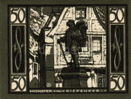 Német Birodalom/Weimari Köztársaság/Münster 1921. 50Pf (5x) mind klf, komplett sor T:I