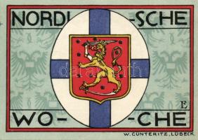 Német Birodalom/Weimari Köztársaság/Lübeck 1921. 50Pf (5x) mind klf, komplett sor T:I