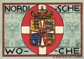 Német Birodalom/Weimari Köztársaság/Lübeck 1921. 50Pf (5x) mind klf, komplett sor T:I