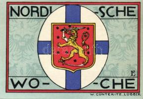 Német Birodalom/Weimari Köztársaság/Lübeck 1921. 50Pf (5x) mind klf, komplett sor T:I