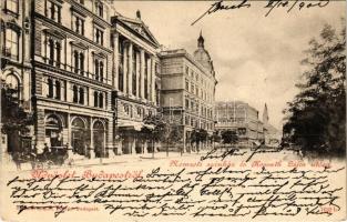1900 Budapest V. Nemzeti Színház, Kossuth Lajos utca, Dober Ede üzlete