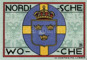 Német Birodalom/Weimari Köztársaság/Lübeck 1921. 50Pf (5x) mind klf, komplett sor T:I