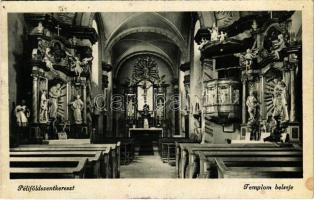 1944 Péliföldszentkereszt (Bajót), Templom, belső (EK)