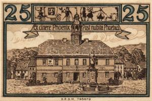 Német Birodalom/Weimari Köztársaság/Lähn DN 25Pf, 50Pf, 75Pf, 1M, 1,5M komplett sor T:I Összesen 5kl...