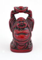 Nevető Buddha műgyanta szobrocska 5,6 cm