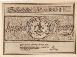 Német Birodalom/Weimari Köztársaság/Heide DN 20Pf, 50Pf, 1M komplett sor T:I Összesen 3klf db!