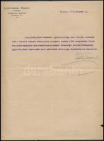 cca 1900-1930 4 db éttermi és kávéházi munkáltatói igazolás borfiú, borász, mosogató részére