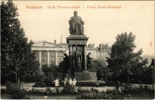 Budapest V. Deák Ferenc szobor. Taussig A. 9240.