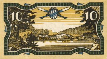 Német Birodalom/Weimari Köztársaság/Königsee 1921. 10Pf, 20Pf, 25Pf komplett sor T:I Összesen 3klf d...