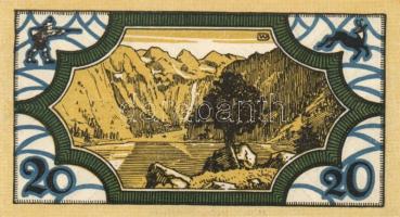 Német Birodalom/Weimari Köztársaság/Königsee 1921. 10Pf, 20Pf, 25Pf komplett sor T:I Összesen 3klf d...