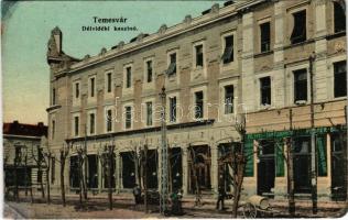 Temesvár, Timisoara; Délvidéki kaszinó és kávéház, Pilsner sörcsarnok / casino and cafe, beer hall (Rb)