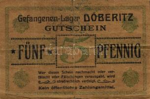 Német Birodalom/Császárság/Döberitz hadifogolytábor DN 5Pf T:III