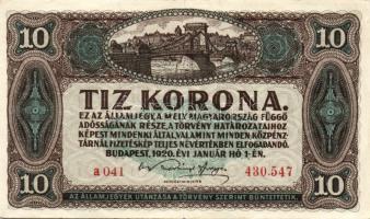 Kis korona tétel 1920. 1K (3x), 10K (4x), 50K (3x), 100K (1x), 500K (1x), 1000K (1x) + 1923. 100.000...