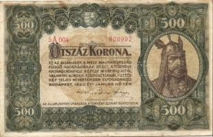 Kis korona tétel 1920. 1K (3x), 10K (4x), 50K (3x), 100K (1x), 500K (1x), 1000K (1x) + 1923. 100.000...