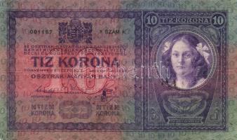 Kis korona tétel 1904-18. 2K (2x) klf, 10K (1x), 20K (9x), 25K (1x) klf bélyegzőkkel! T:II,III,IV Ös...