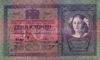 Kis korona tétel 1904-18. 2K (2x) klf, 10K (1x), 20K (9x), 25K (1x) klf bélyegzőkkel! T:II,III,IV Ös...