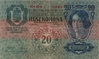 Kis korona tétel 1904-18. 2K (2x) klf, 10K (1x), 20K (9x), 25K (1x) klf bélyegzőkkel! T:II,III,IV Ös...