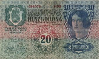 Kis korona tétel 1904-18. 2K (2x) klf, 10K (1x), 20K (9x), 25K (1x) klf bélyegzőkkel! T:II,III,IV Ös...