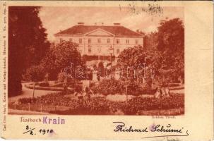 1910 Ljubljana; Laibach; Schloss Tivoli / castle. Carl Otto Hayd No. 5073. (tear)