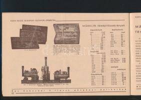1935-1936 Klein Dezső 45. karácsonyi játékárjegyzéke, benne Märklin játékokkal, 32p