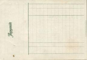 1913. 100K dekoratív bankjegyszerű pezsgőreklám imitációja T:I