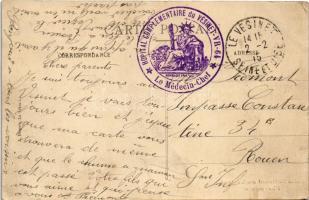 1915 Le Vésinet, Asile National du Vésinet Pharmacie / national asylum, pharmacy, interior + "H...