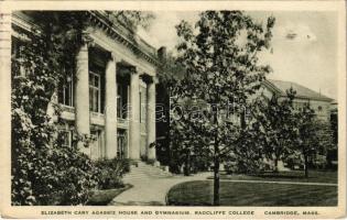 1931 Cambridge (Massachusetts), Elizabeth Cary Agassiz House and Gymnasium, Radcliffe College