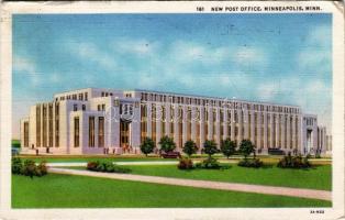 1933 Minneapolis (Minnesota), New Post Office, automobiles (EK)