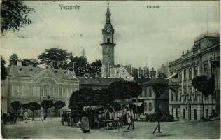 1907 Veszprém, Piac tér, takarékpénztár (EK)