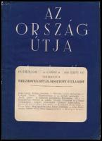 1940 Az Ország Útja. IV. évf. 9. szám. Szerk.: Barankovics István, Dessewffy Gyula. Papírborítóban.