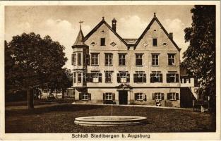 1936 Augsburg, Schloß Stadtbergen / castle. Photohaus Schadewitz (wet damage)