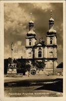 1933 Boldogasszony, Fertőboldogasszony, Frauenkirchen; Wallfahrtskirche / Boldogasszony búcsújáró templom / pilgrimage church