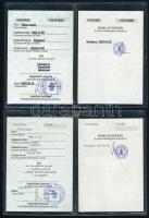 2002 Magyar Köztársaság által kiállított fényképes hajós igazolvány (géptiszt és kormányos)