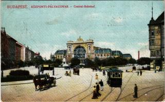 1910 Budapest VII. Központi (Keleti) pályaudvar, villamosok, Gazdasági gépek üzlete