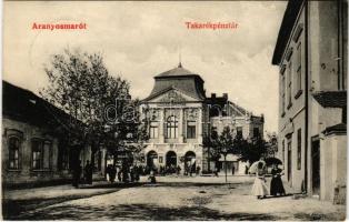 1909 Aranyosmarót, Zlaté Moravce; Takarékpénztár / savings bank