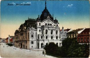 Kassa, Kosice; Nemzeti színház / National theatre (kopott sarkak / worn corners)