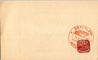 1937 Pozsony, Pressburg, Bratislava; Zemedelské Muzeum, Celostátna Vystava Postovych Známok / Mezőga...