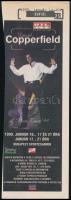 David Copperfield illuzionista aláírása a róla szóló cikken