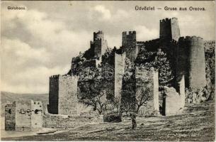 Galambóc, Golubac (Orsova); vár. Hutterer G. kiadása / castle ruins