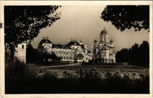 1942 Csíkszereda, Miercurea Ciuc; Megyeháza, ortodox templom / county hall, Orthodox church (EK)